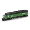 Athearn G67647 HO Utah Railroad F45 Diesel Locomotive W/DCC & Sound #6606