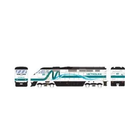Athearn 98791 HO Metrolink RTR F59PHI Diesel Locomotive With DCC & Sound #877