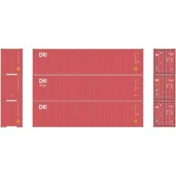 Athearn 24547 HO CAI 40' Hi-Cube Containers Ready To Run (Pack Of 3)