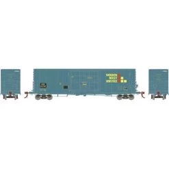 Athearn G69398 HO SSW/GWS 50' PC&F SS Box With 14' Plug Door #23785