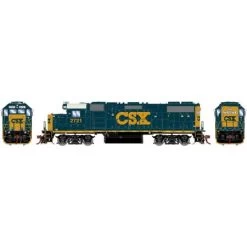 Athearn G71807 HO CSX GP38-2 Diesel Locomotive With DCC & Sound #2721
