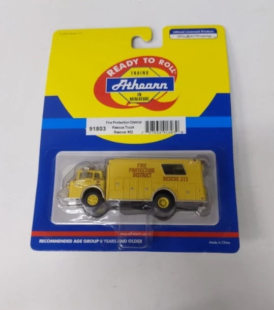 Athearn 91803 HO Scale Fure Protection District Rescue Truck #32 3 Athearn 91803 HO Scale Fure Protection District Rescue Truck #32