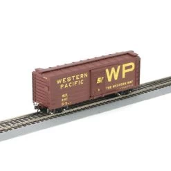 Athearn 92800 HO Scale Western Pacific 40' Horizontal Rib Box Car #3417