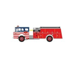 Athearn 10282 N Scale Ford C Canopy Cab Pumper Fire Truck Napa Bicentennial