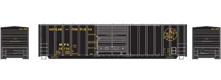 Athearn 1163 N Scale 50' Berwick Boxcar Maryland And Pennsylvania MPA 39795 4 Athearn 1163 N Scale 50' Berwick Boxcar Maryland And Pennsylvania MPA 39795 - Image 2