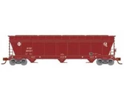 Athearn 12945 N Scale ACF 4600 3 Bay Covered Hopper Santa Fe ATSF 314337