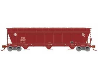 Athearn 12945 N Scale ACF 4600 3 Bay Covered Hopper Santa Fe ATSF 314337 3 Athearn 12945 N Scale ACF 4600 3 Bay Covered Hopper Santa Fe ATSF 314337