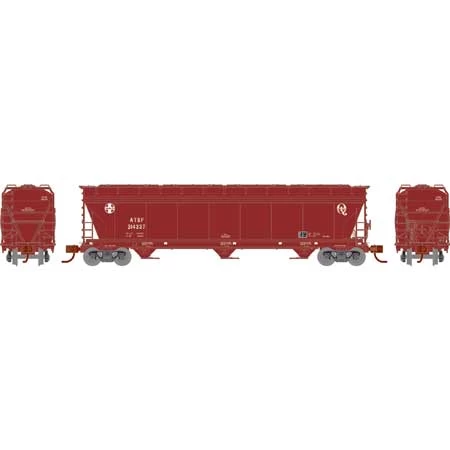 Athearn 12945 N Scale ACF 4600 3 Bay Covered Hopper Santa Fe ATSF 314337 4 Athearn 12945 N Scale ACF 4600 3 Bay Covered Hopper Santa Fe ATSF 314337 - Image 2
