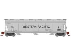 Athearn 12954 N Scale ACF 4600 3 Bay Covered Hopper Western Pacific WP 11977