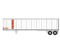 Athearn 13840 N Scale 45' Fruehauf Z-Van Trailer Xtra Lease CFKZ 631022