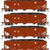 Athearn 15158 HO Scale 40' 3 Bay Ribbed Hopper With Load BNSF 4 Pack #2 -Explore Athearn's Exquisite Train Models At athearnoutlet.com! athearn 15158 ho scale 40 3 bay ribbed hopper with load bnsf 4 pack 2