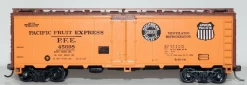 Athearn 1601 HO Scale 40' Steel Reefer (Blue Box Kit) Pacifc Fruit Express (UP/SP) PFE 44809 - NOS