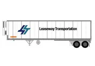 Athearn 16075 HO Scale 40' Fruehauf Z-Van Reefer Trailer Leaseway IMSZ 470145 3 Athearn 16075 HO Scale 40' Fruehauf Z-Van Reefer Trailer Leaseway IMSZ 470145