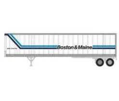 Athearn 16106 HO Scale 45' Fruehauf Z-Van Trailer Boston & Maine BMZ 250100