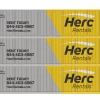 Athearn 16392 HO Scale 40' Low Cube Container Herc Rentals EASU 3 Pack #2