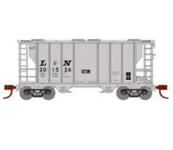 Athearn 17048 N Scale PS-2 2600 Covered Hopper Louisville & Nashville L&N 201526