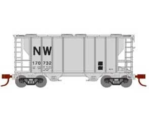 Athearn 17054 N Scale PS-2 2600 Covered Hopper Norfolk & Western N&W 170732 3 Athearn 17054 N Scale PS-2 2600 Covered Hopper Norfolk & Western N&W 170732