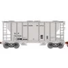 Athearn 17060 N Scale PS-2 2600 Covered Hopper "1977 Re-weigh" Northern Pacific NP 76058