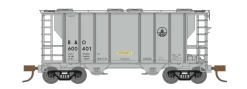 Athearn 17244 N Scale PS-2 2600 Covered Hopper Baltimore & Ohio B&O 600421