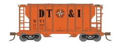 Athearn 17250 N Scale PS-2 2600 Covered Hopper Detroit Toledo & Ironton DT&I 11116