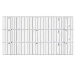 Athearn 17312 N Scale 53' Stoughton Intermodal Container Schneider National SNLU 3 Pack #1
