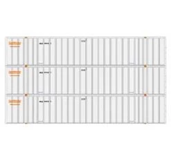 Athearn 17314 N Scale 53' Stoughton Intermodal Container Optimodal SNLU 3 Pack #1