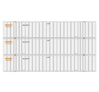 Athearn 17314 N Scale 53' Stoughton Intermodal Container Optimodal SNLU 3 Pack #1 3 Athearn 17314 N Scale 53' Stoughton Intermodal Container Optimodal SNLU 3 Pack #1