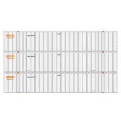 Athearn 17315 N Scale 53' Stoughton Intermodal Container Optimodal SNLU 3 Pack #2