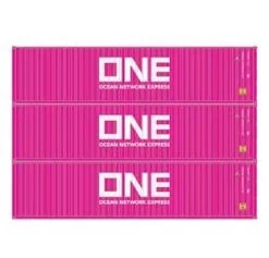 Athearn 17435 N Scale 40' High Cube Container ONE 3 Pack #2