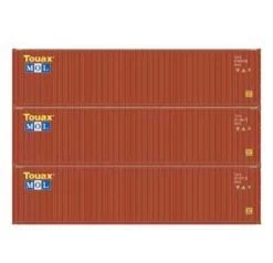 Athearn 17440 N Scale 40' High Cube Container MOL 3 Pack #1