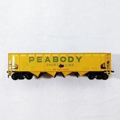 Athearn 1756 HO Scale 3 Bay Open Hopper (Blue Box Kit) Peabody PSL 6671 - NOS