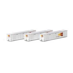 Athearn 17657 N Scale 53' Stoughton Intermodal Container 3-Pack STAX