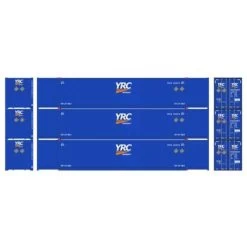 Athearn 17753 N Scale 53' CIMC Intermodal Container YRC 3-Pack