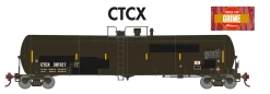 Athearn 18039 N Scale 30,000 Gallon Ethanol Tank Car CTCX 3 Pack #3 (Primed For Grime)
