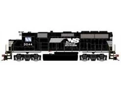 Athearn 18267 HO Scale EMD GP40-2 Norfolk Southern NS 3044 (DCC And Sound Ready)