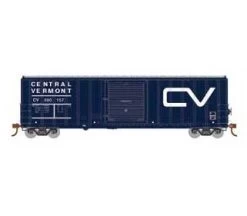 Athearn 18700 HO Scale 50' FMC 5347 Boxcar Central Vermont CV 600157