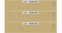 Athearn 20106 N Scale 40' Low Cube Container Mobile Modular ANYU 3 Pack #1