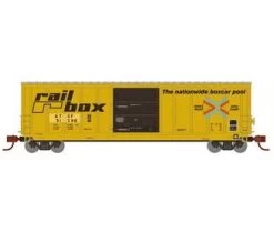 Athearn 2332 N Scale 50' PS 5277 Boxcar Ex-Railbox Santa Fe ATSF 51396