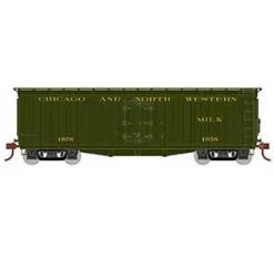 Athearn 24026 N Scale 40' Pfaudler Milk Car Chicago & North Western C&NW 1956