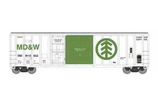 Athearn 24594 N Scale 50' FMC Combo Door Boxcar MD&W 10002 3 Athearn 24594 N Scale 50' FMC Combo Door Boxcar MD&W 10002