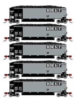 Athearn 25069 N Scale BethGon Coalporter BNSF 5 Pack #3