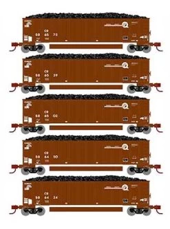 Athearn 25076 N Scale BethGon Coalporter Conrail CR 5 Pack #3