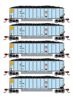 Athearn 25086 N Scale BethGon Coalporter Union Pacific UP 5 Pack #3