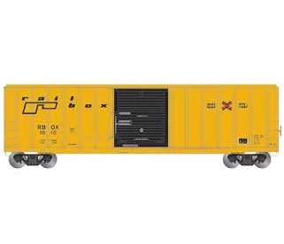 Athearn 25466 N Scale 50' FMC 5347 Boxcar Railbox "Small Logo"RBOX 1010 3 Athearn 25466 N Scale 50' FMC 5347 Boxcar Railbox "Small Logo"RBOX 1010