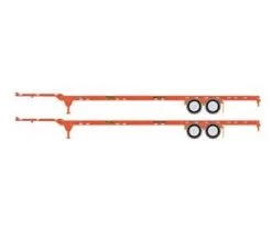 Athearn 26036 HO Scale 53' Container Chassis JB Hunt 2 Pack