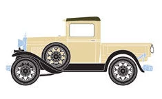Athearn 26424 HO Scale RTR Model A Pickup, Tan