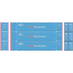 Athearn 26677 HO Scale 53' Jindo Intermodal Container Pacer Stacktrain 3-Pack