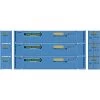 Athearn 26680 HO Scale 53' Jindo Intermodal Container Werner Global WERU 3-Pack