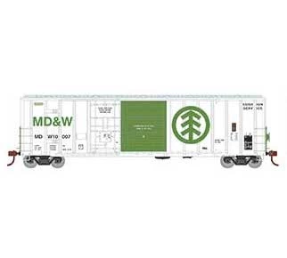 Athearn 26744 HO Scale 50' FMC Combo Door Boxcar MD&W 10007 3 Athearn 26744 HO Scale 50' FMC Combo Door Boxcar MD&W 10007