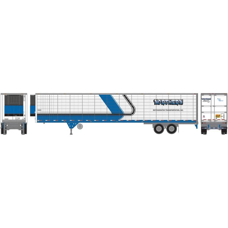 Athearn 26759 HO Scale 53' Utility Reefer Trailer Northern Refrigerated 53233 4 Athearn 26759 HO Scale 53' Utility Reefer Trailer Northern Refrigerated 53233 - Image 2